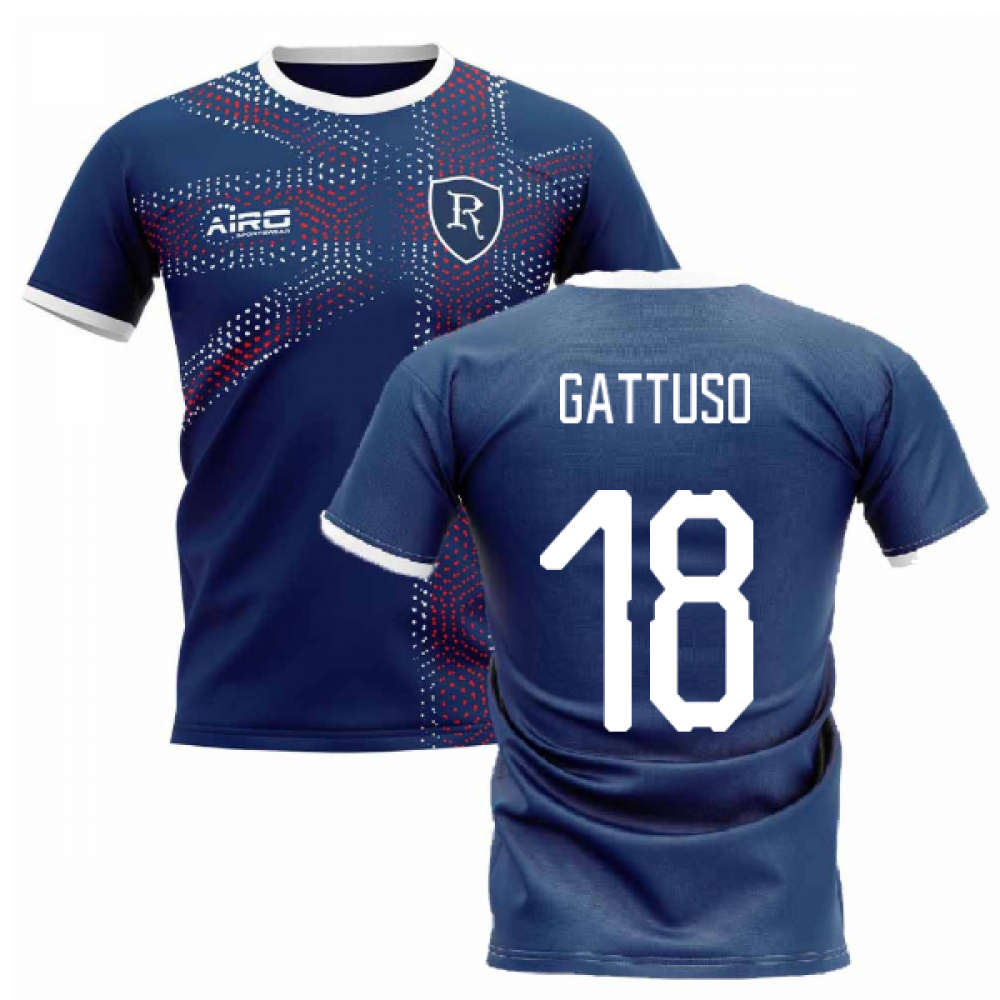 2025-2026 Glasgow Home Concept Football Shirt (GATTUSO 18)