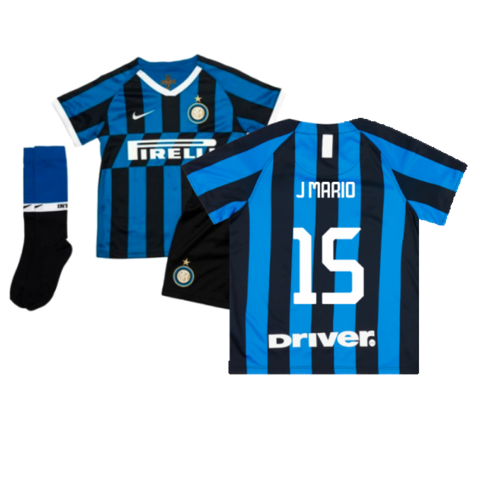 2019-2020 Inter Milan Little Boys Home Kit (J Mario 15)