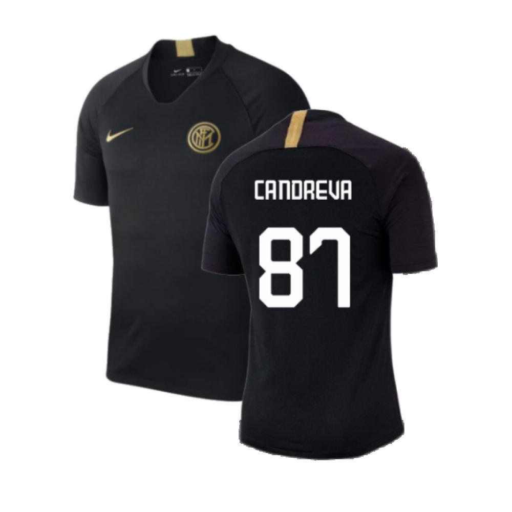 2019-2020 Inter Milan Training Shirt (Black) (Candreva 87)