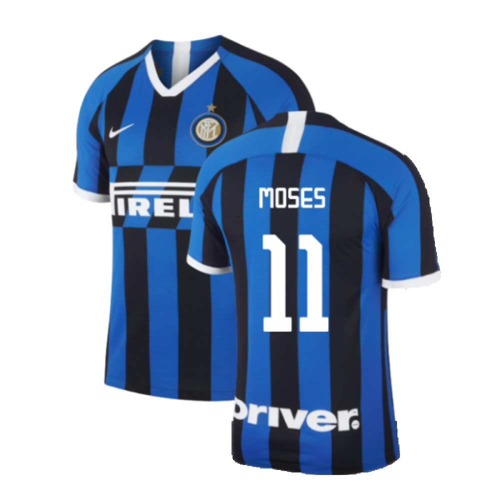 2019-2020 Inter Milan Vapor Home Shirt (Moses 11)