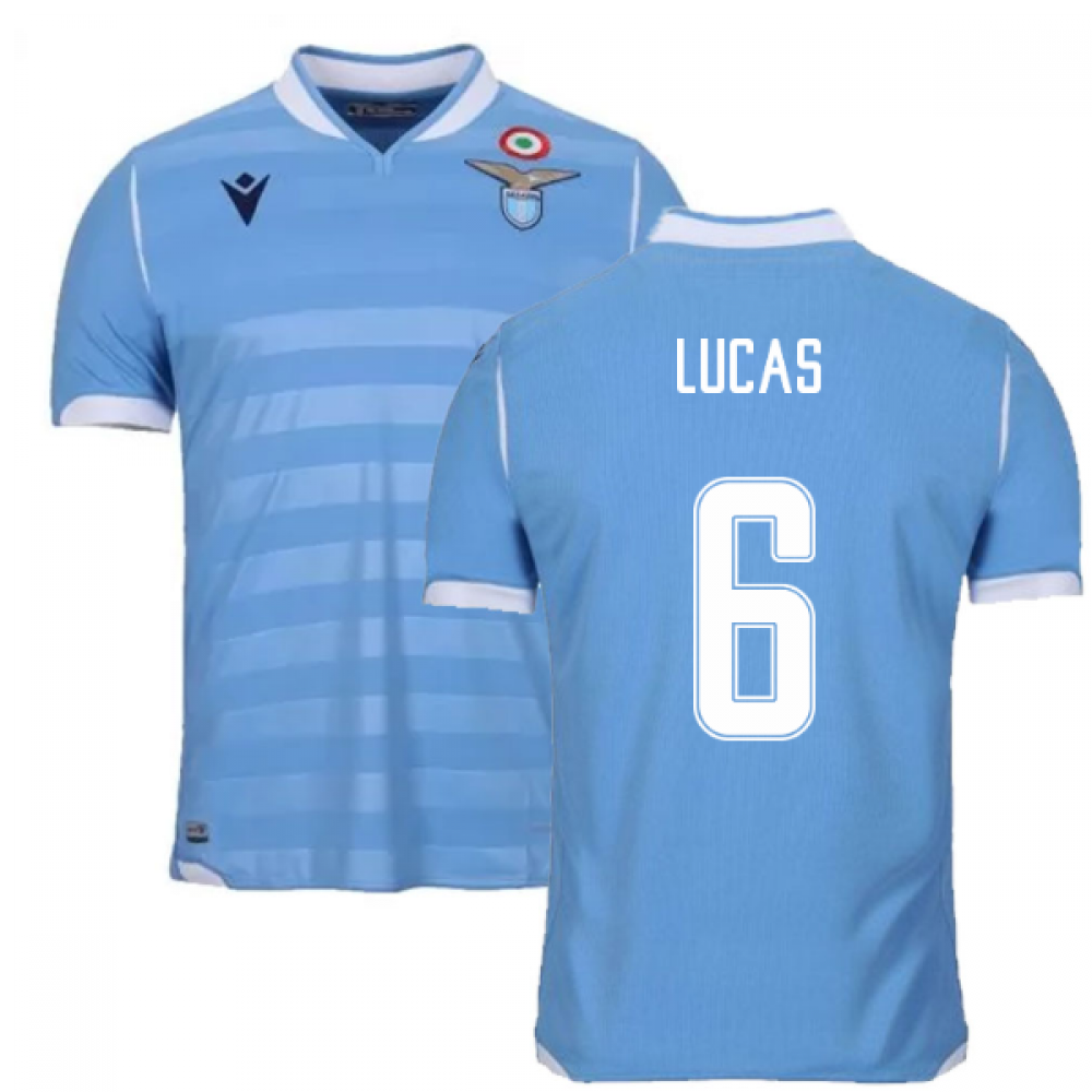 2019-2020 Lazio Authentic Home Match Shirt (LUCAS 6)