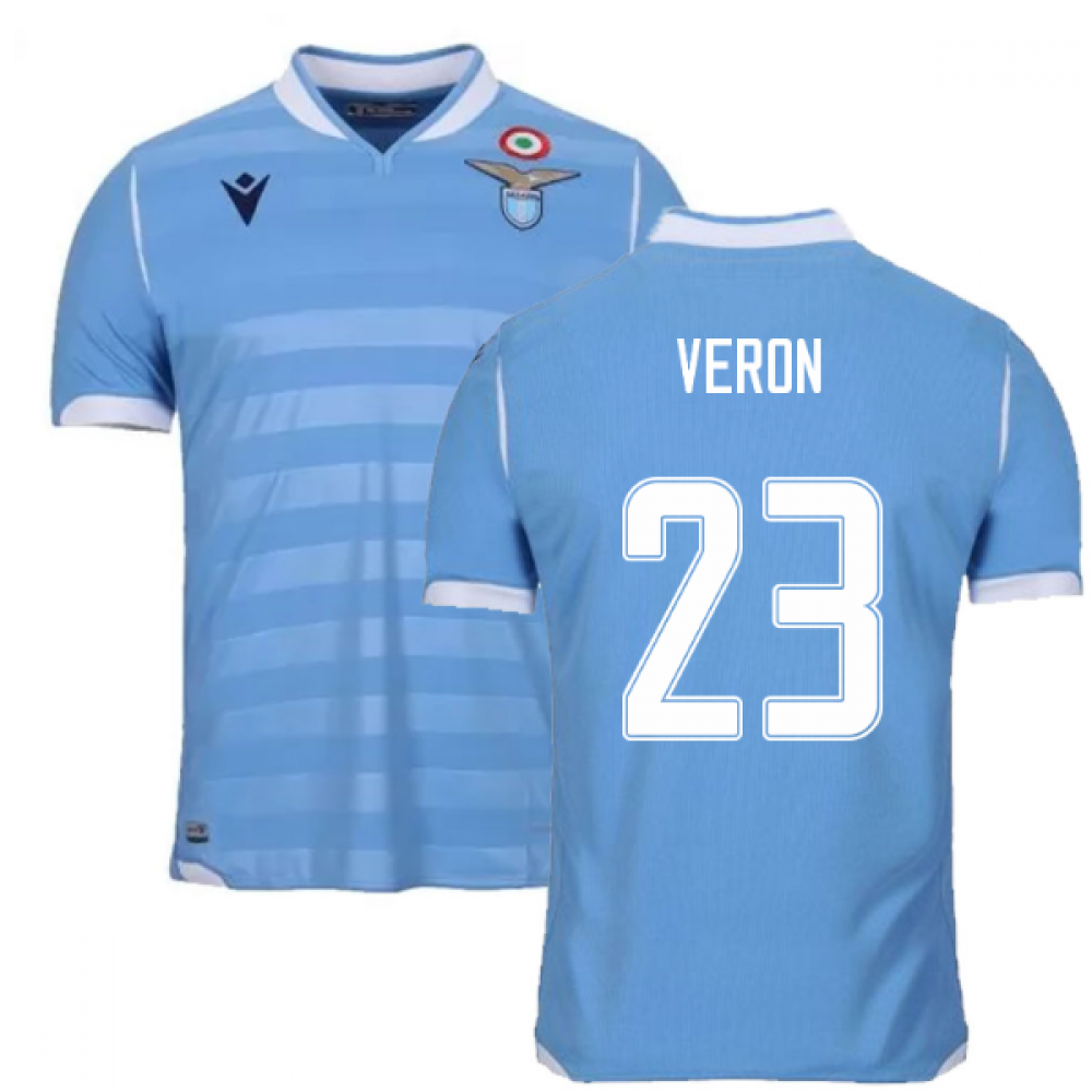 2019-2020 Lazio Authentic Home Match Shirt (VERON 23)