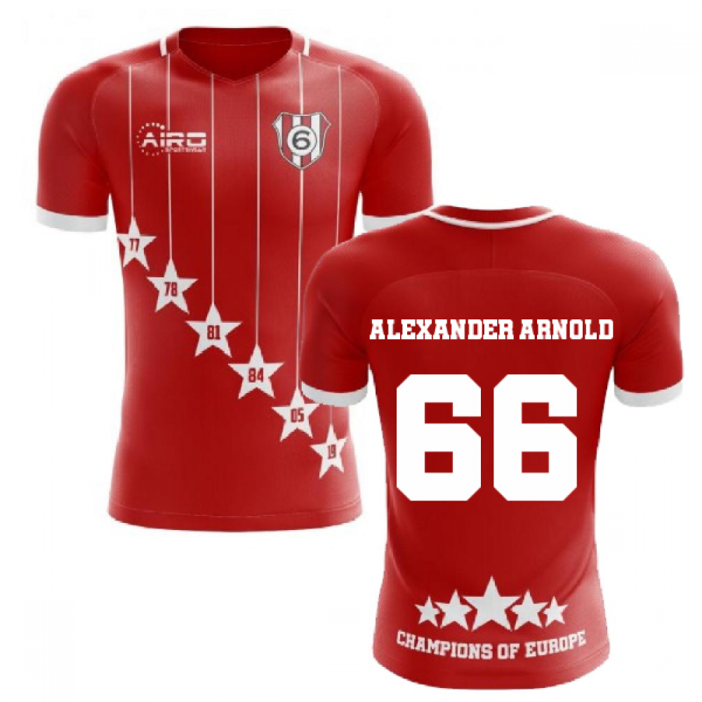 2024-2025 Liverpool 6 Time Champions Concept Football Shirt (Alexander Arnold 66)