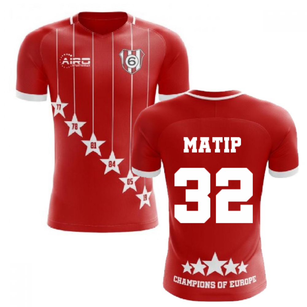 2024-2025 Liverpool 6 Time Champions Concept Football Shirt (Matip 32)