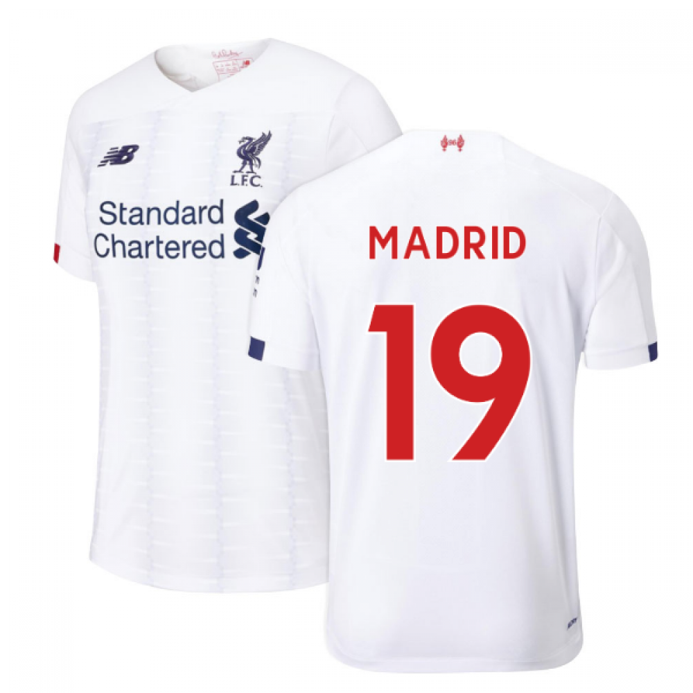 2019-2020 Liverpool Away Football Shirt (Kids) (Madrid 19)