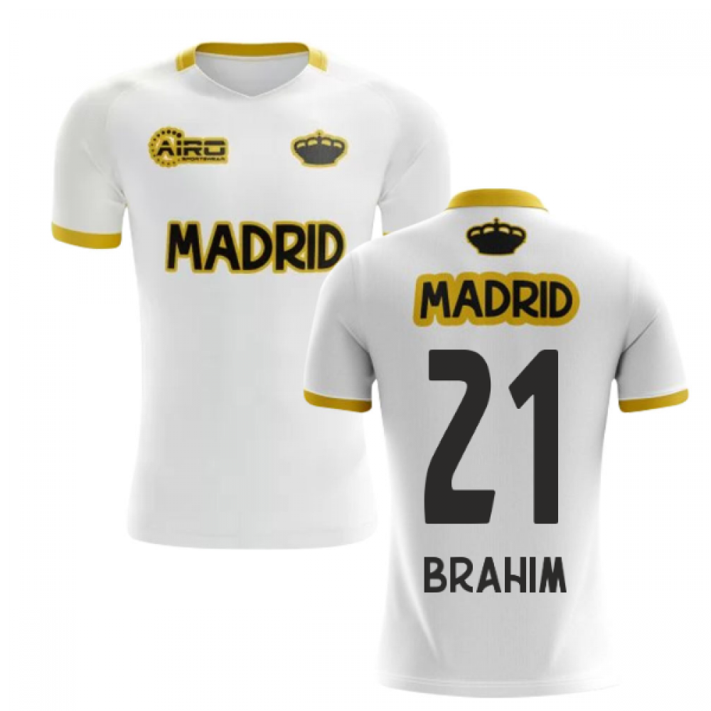 2024-2025 Madrid Concept Training Shirt (White) (BRAHIM 21)