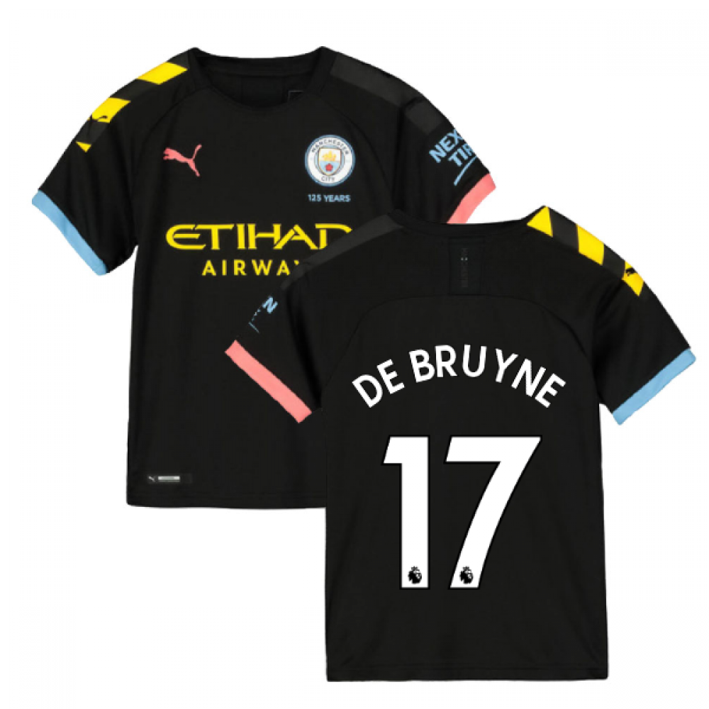 2019-2020 Manchester City Puma Away Football Shirt (Kids) (DE BRUYNE 17)