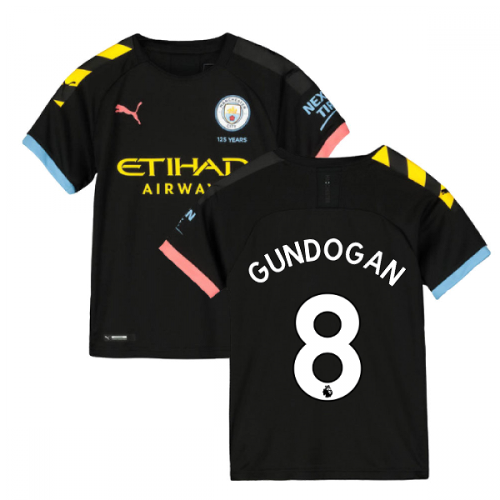 2019-2020 Manchester City Puma Away Football Shirt (Kids) (GUNDOGAN 8)