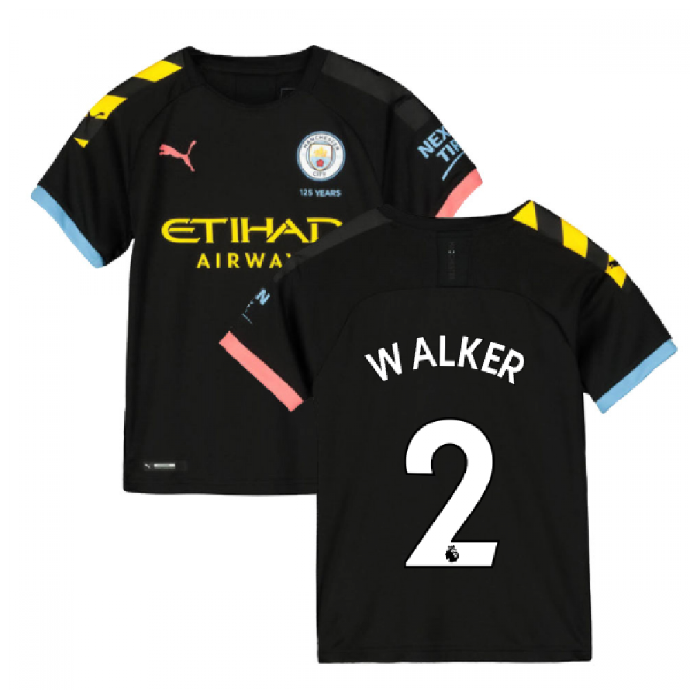 2019-2020 Manchester City Puma Away Football Shirt (Kids) (WALKER 2)