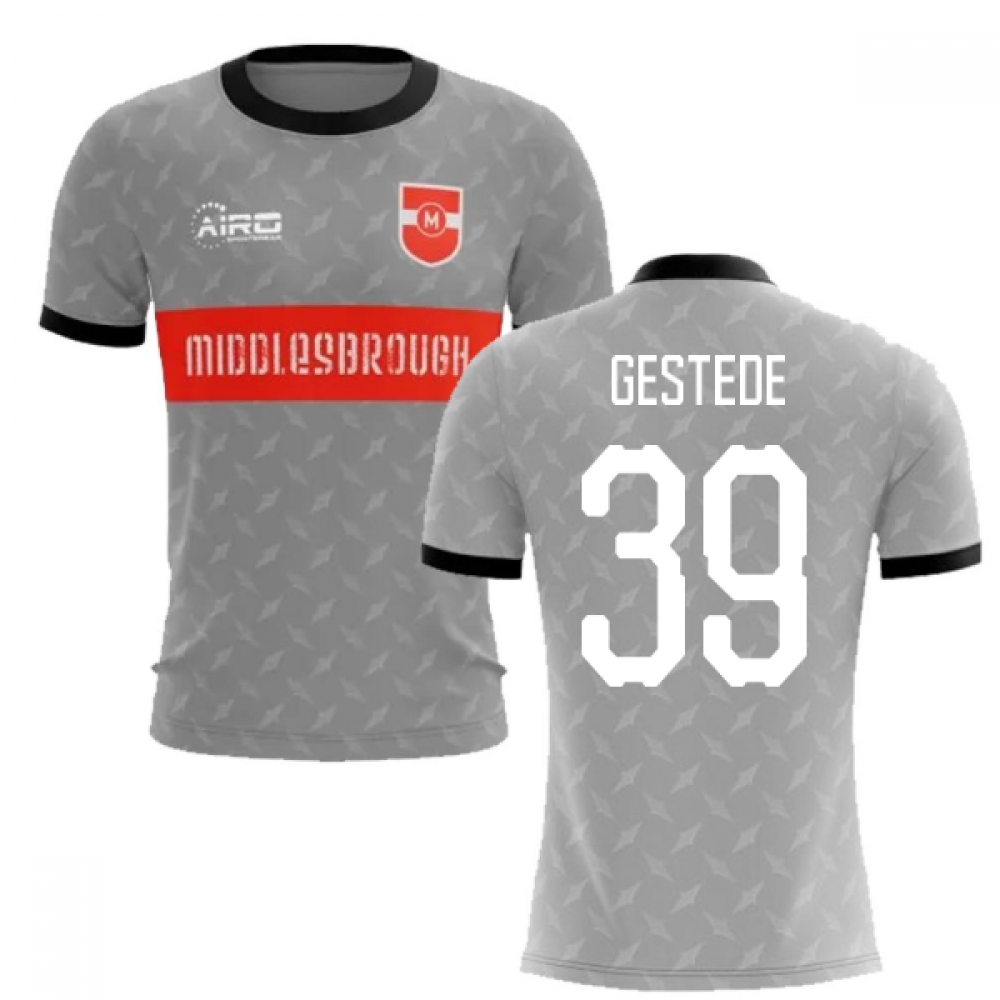 2025-2026 Middlesbrough Away Concept Football Shirt (Gestede 39)