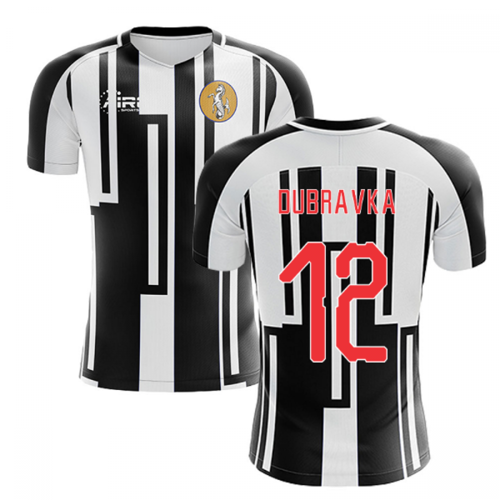 2025-2026 Newcastle Home Concept Football Shirt (DUBRAVKA 12)