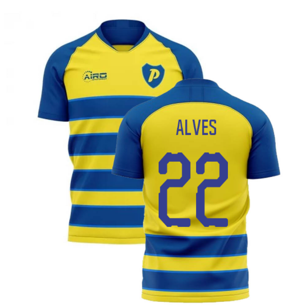 2024-2025 Parma Home Concept Football Shirt (ALVES 22)