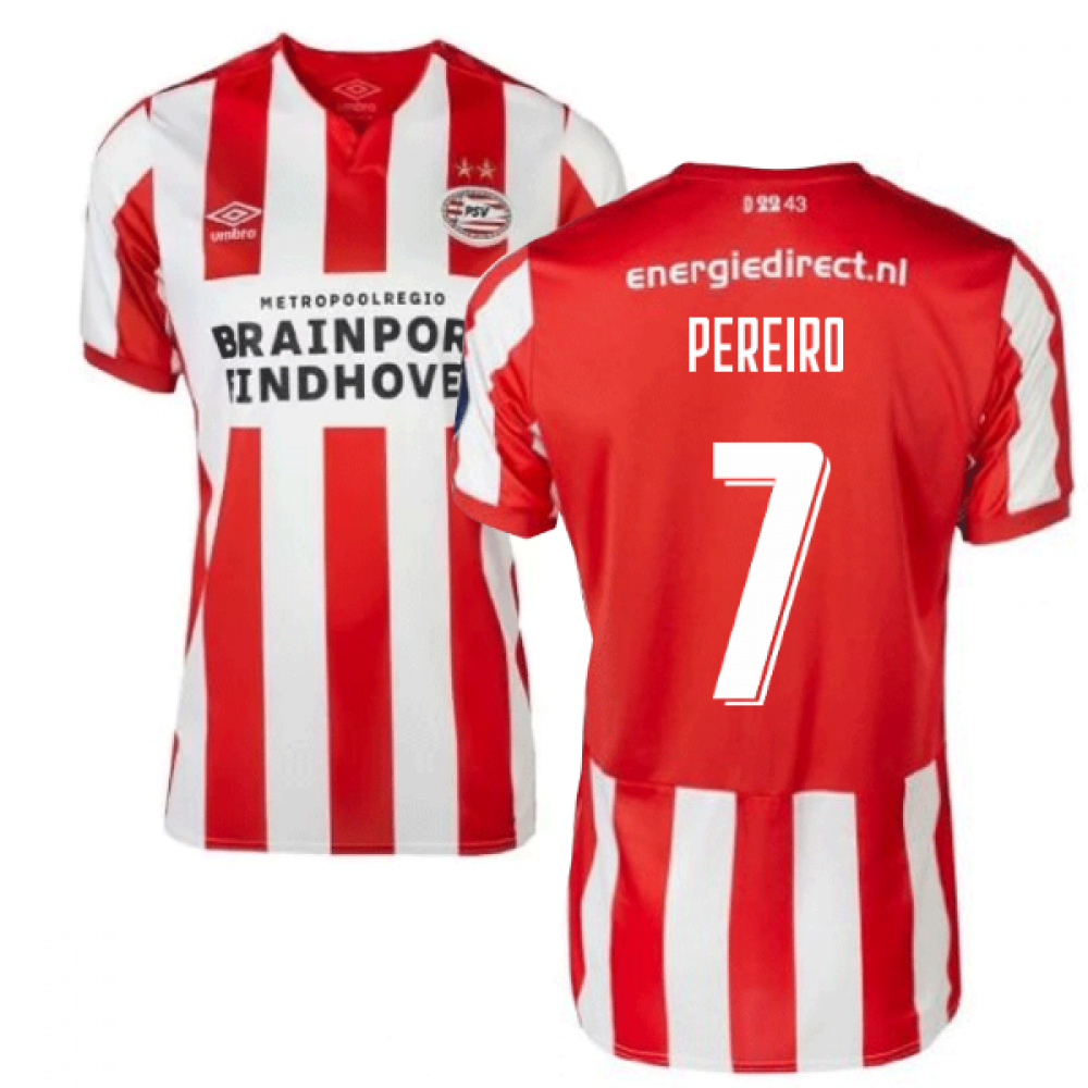 2019-2020 PSV Eindhoven Home Football Shirt (Kids) (Pereiro 7)