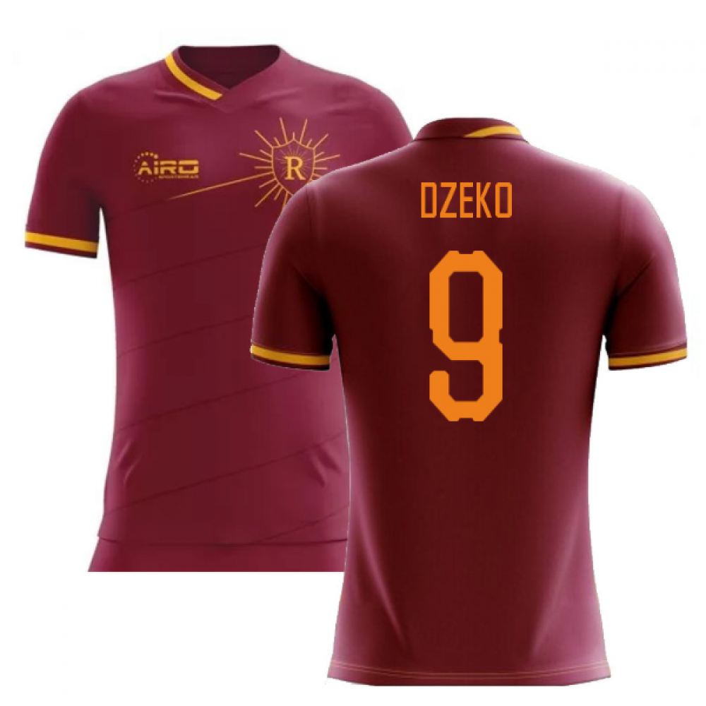 2024-2025 Roma Home Concept Football Shirt (DZEKO 9)