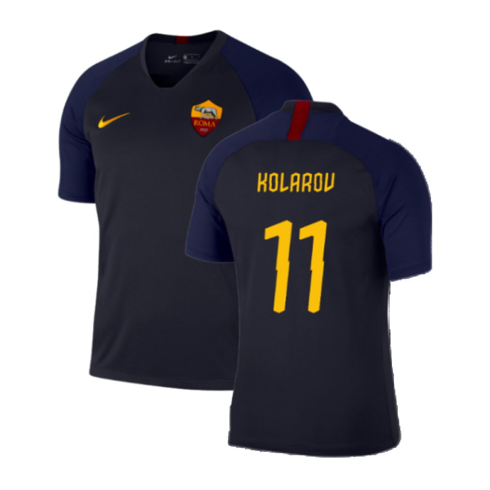 2019-2020 Roma Training Shirt (Dark Obsidian) (KOLAROV 11)