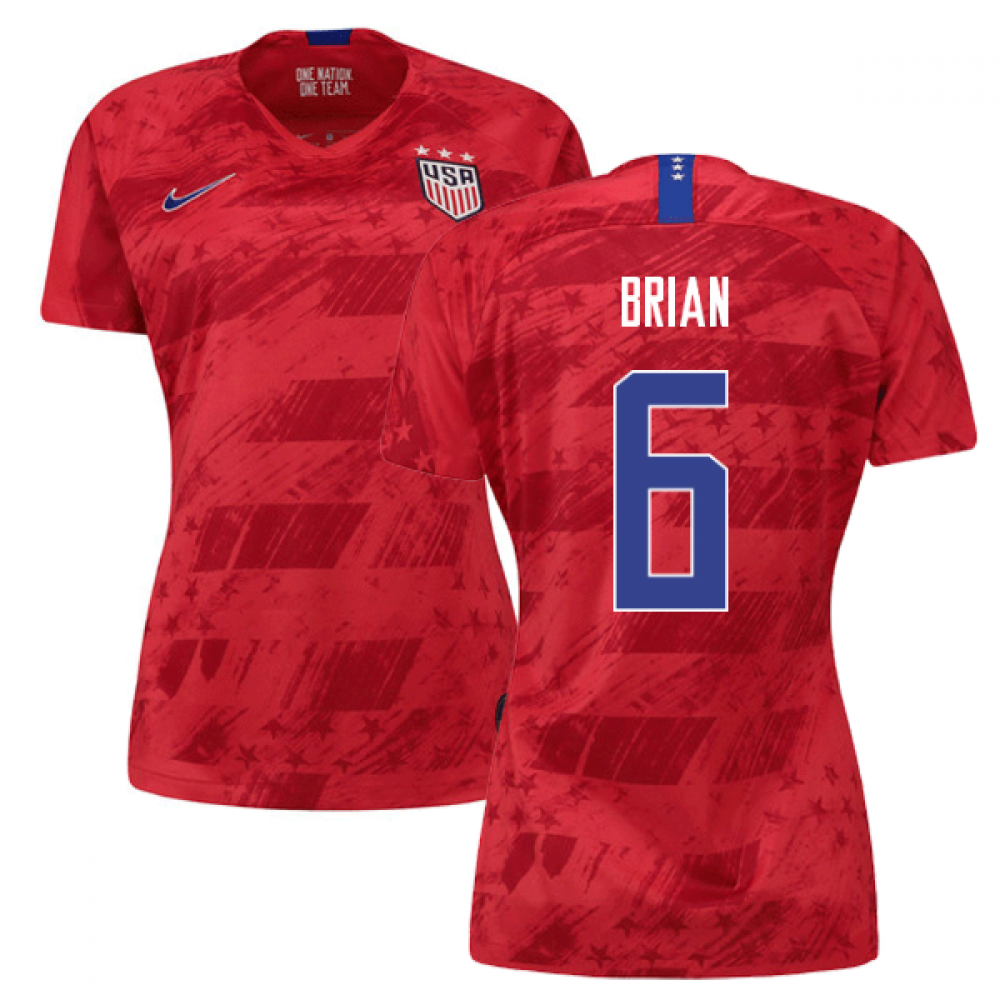 2019-2020 USA Away Nike Womens Shirt (Brian 6)