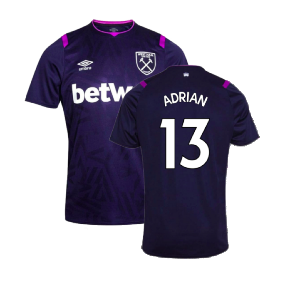 2019-2020 West Ham Third Shirt (ADRIAN 13)