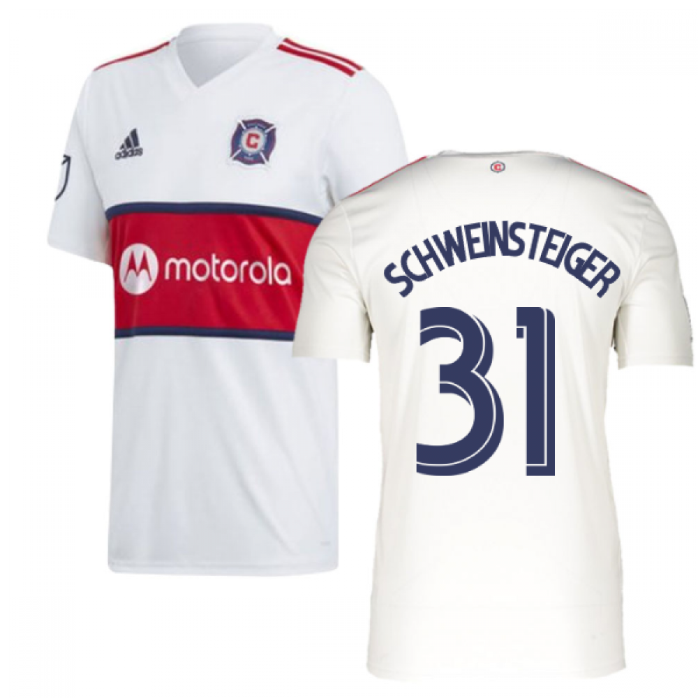 2019 Chicago Fire Adidas Away Football Shirt (SCHWEINSTEIGER 31)