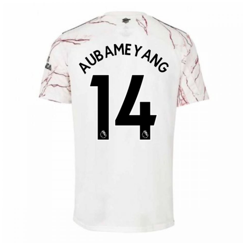 2020-2021 Arsenal Adidas Away Football Shirt (Kids) (AUBAMEYANG 14)