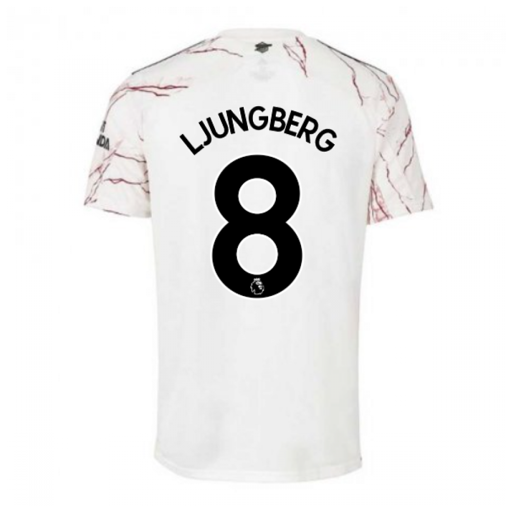 2020-2021 Arsenal Adidas Away Football Shirt (LJUNGBERG 8)