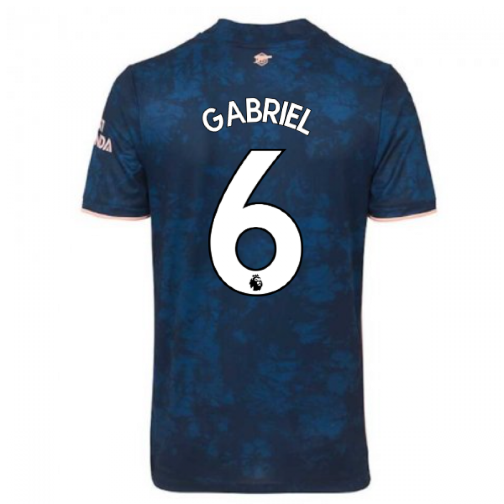 2020-2021 Arsenal Adidas Third Football Shirt (Gabriel 6)