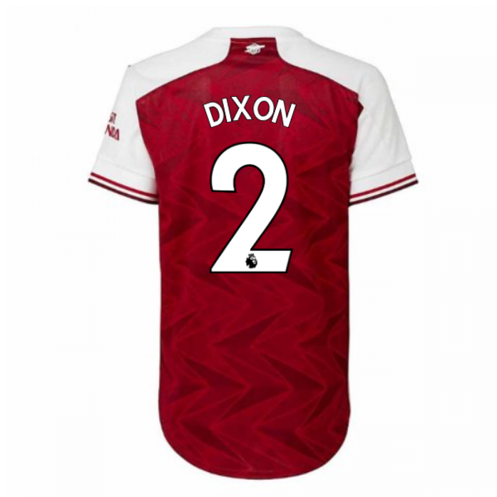 2020-2021 Arsenal Adidas Womens Home Shirt (DIXON 2)