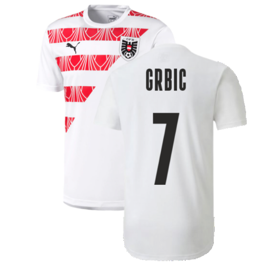 2020-2021 Austria Stadium Jersey (White) (GRBIC 7)