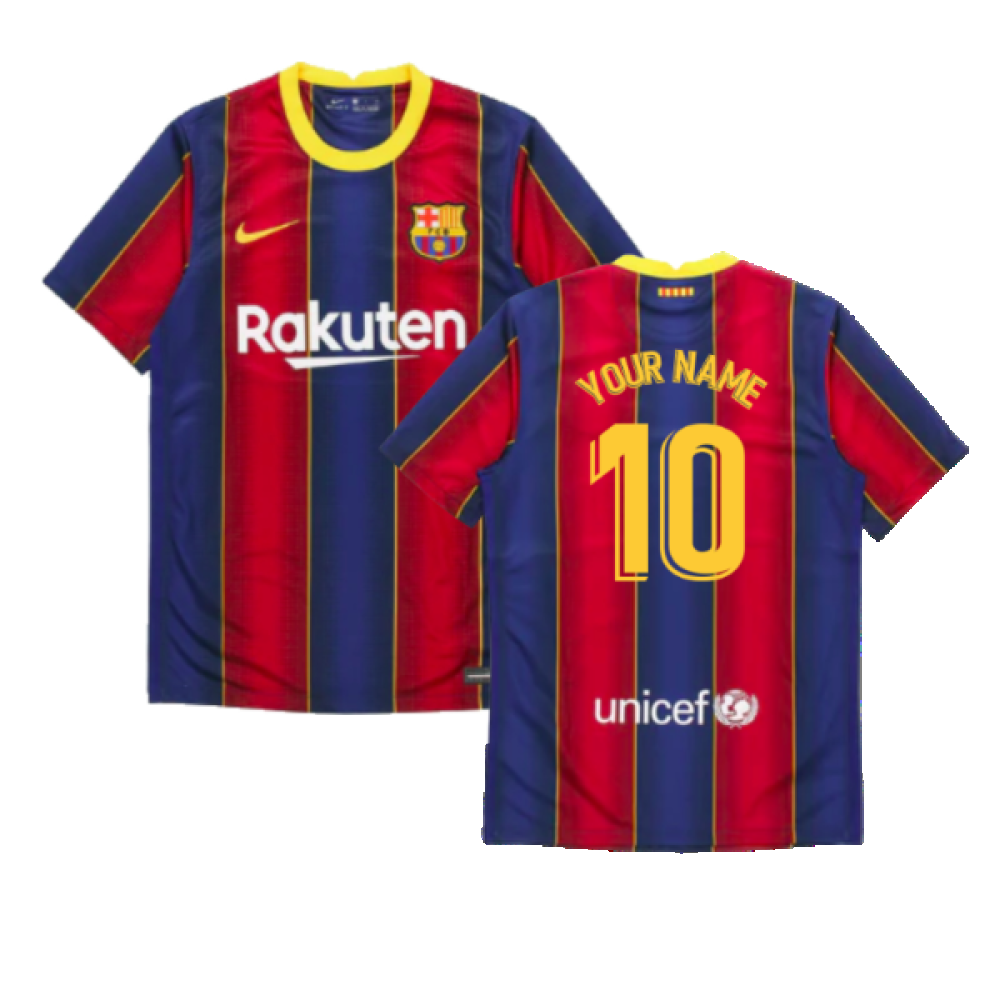 2020-2021 Barcelona Home Jersey (Your Name)