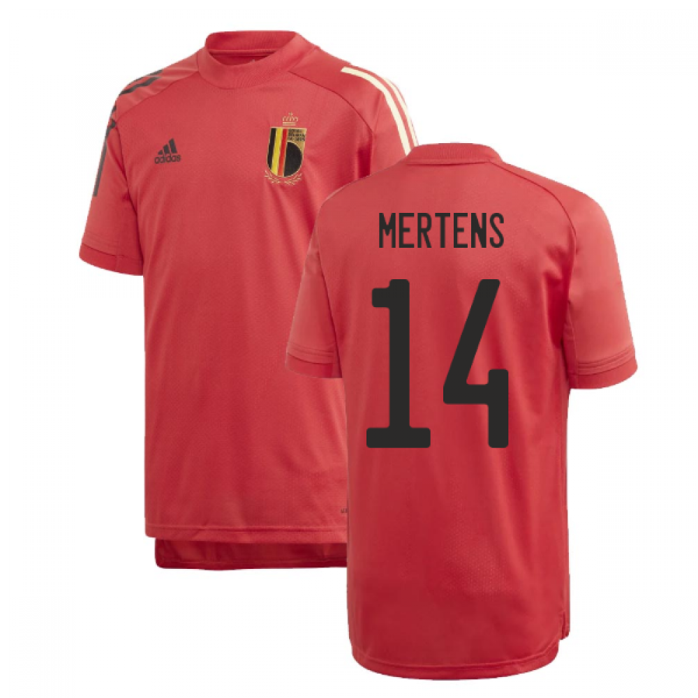 2020-2021 Belgium Adidas Training Shirt (Red) - Kids (MERTENS 14)