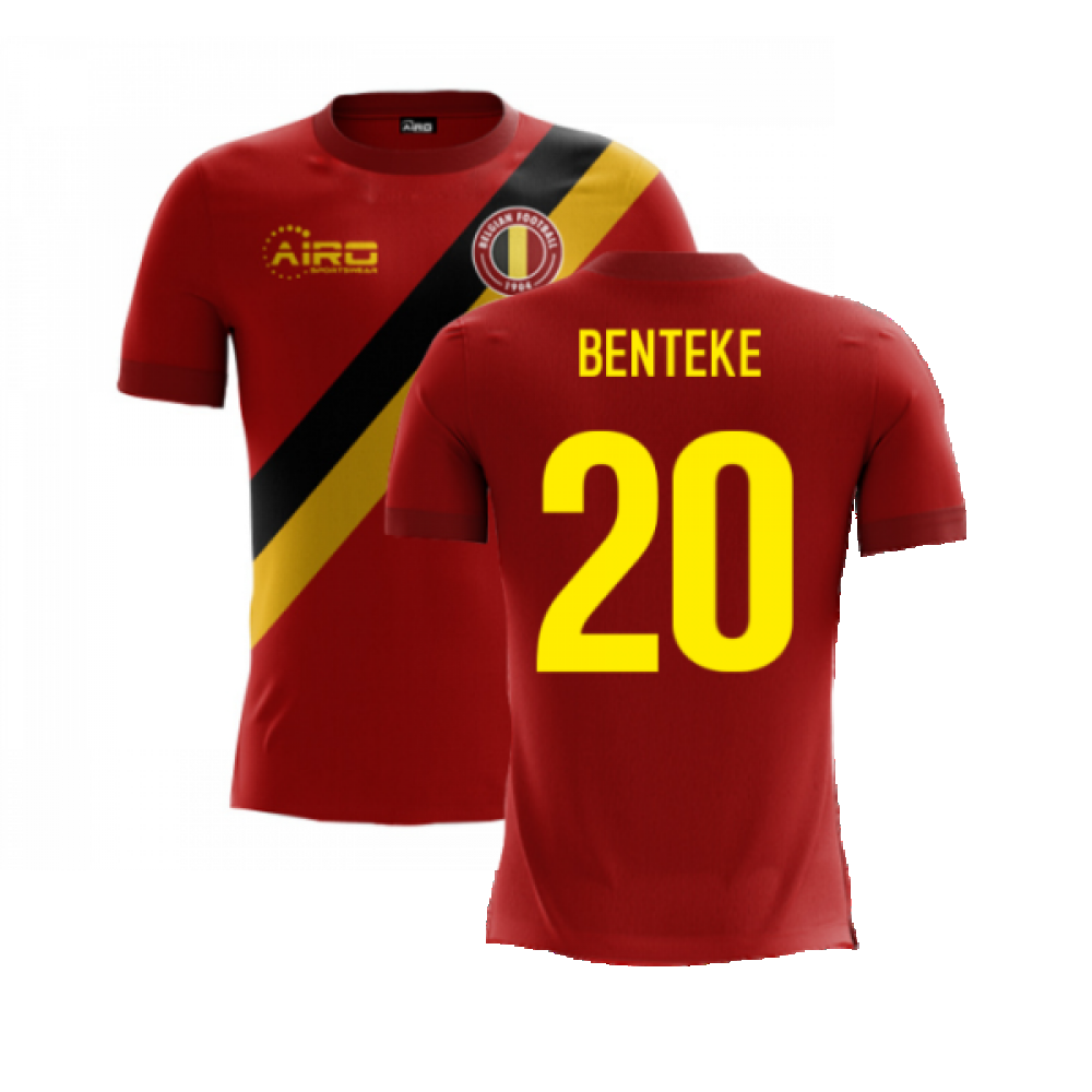 2024-2025 Belgium Airo Concept Home Shirt (Benteke 20)