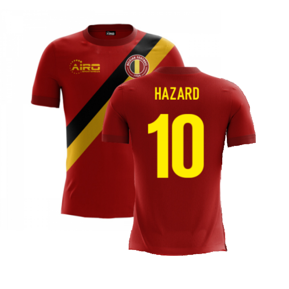 2024-2025 Belgium Airo Concept Home Shirt (Hazard 10)