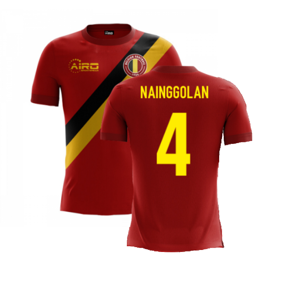 2024-2025 Belgium Airo Concept Home Shirt (Nainggolan 4) - Kids