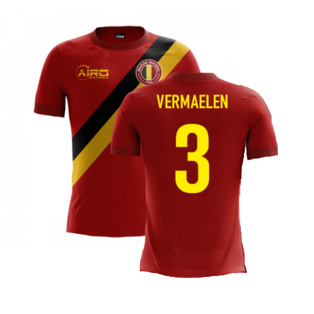 2024-2025 Belgium Airo Concept Home Shirt (Vermaelen 3) - Kids