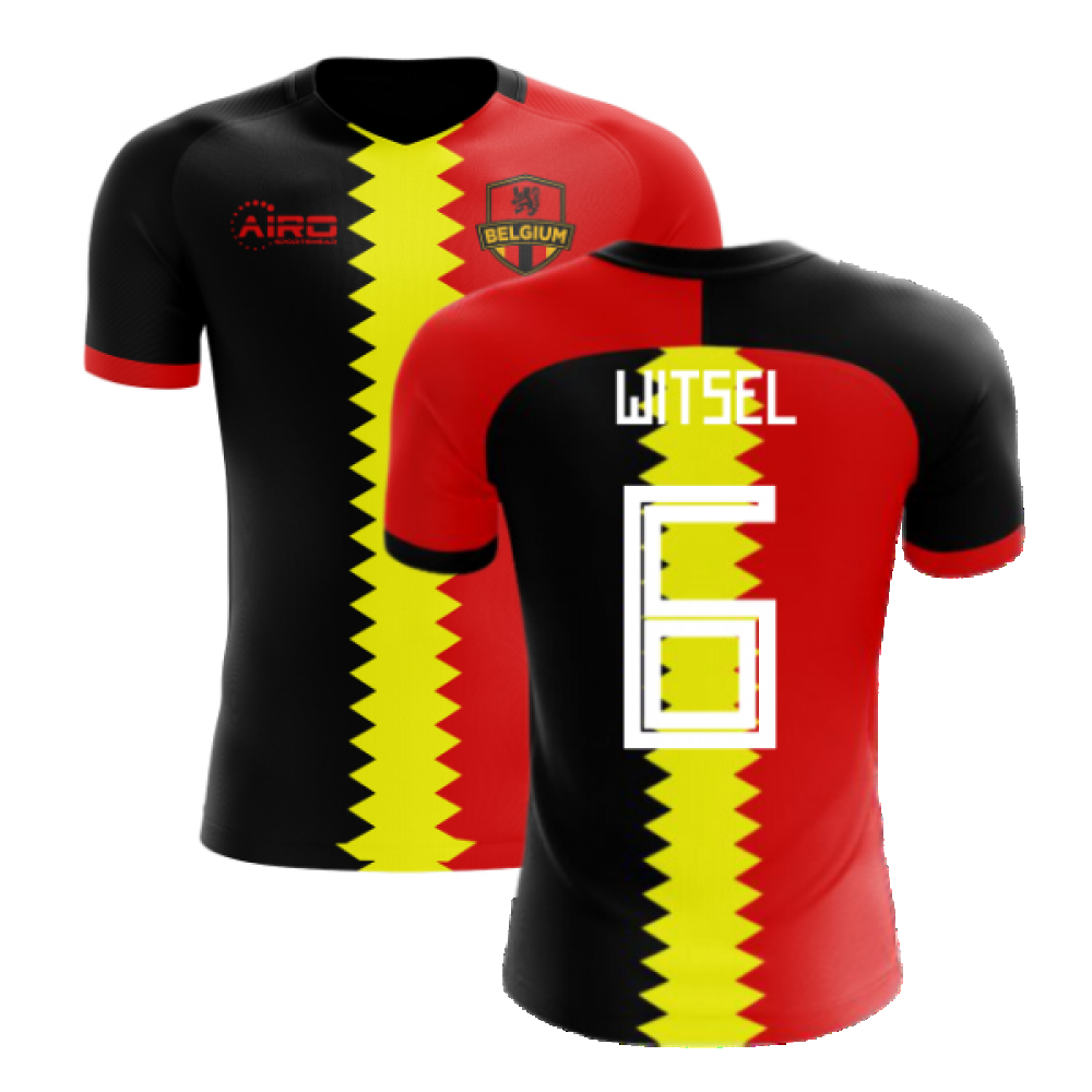 2024-2025 Belgium Flag Concept Football Shirt (Witsel 6)