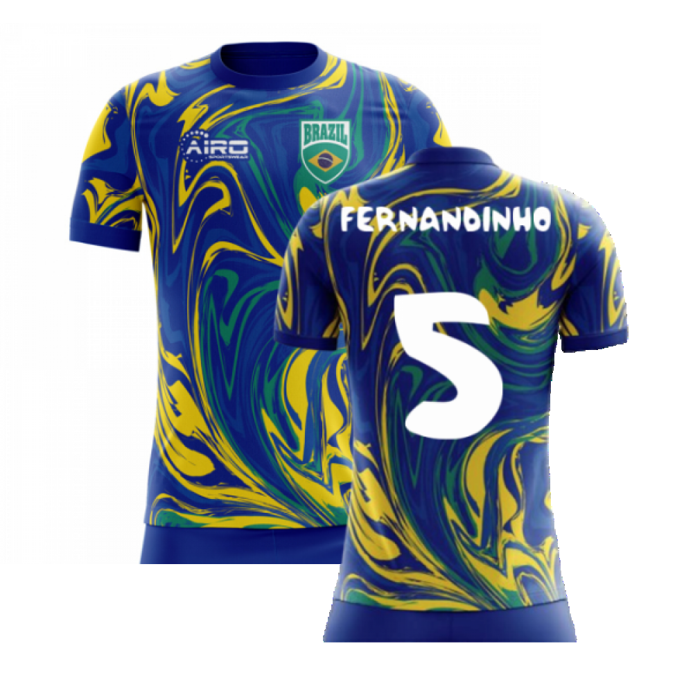 2024-2025 Brazil Away Concept Shirt (Fernandinho 5)