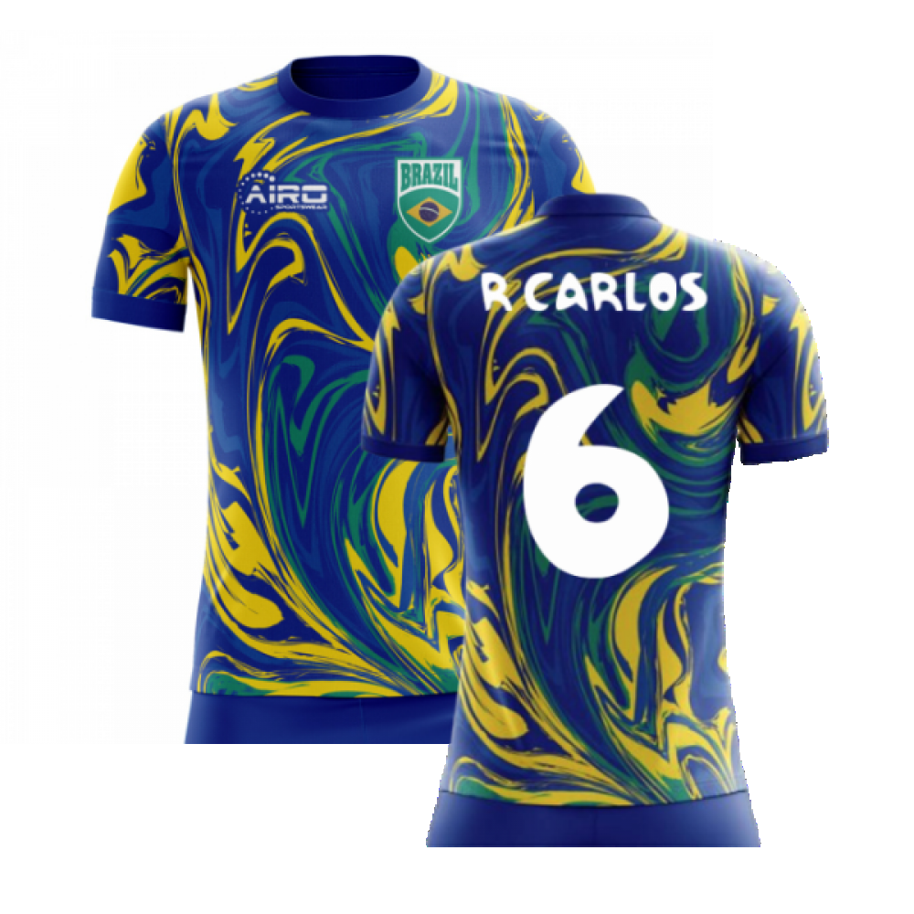 2024-2025 Brazil Away Concept Shirt (R Carlos 6) - Kids