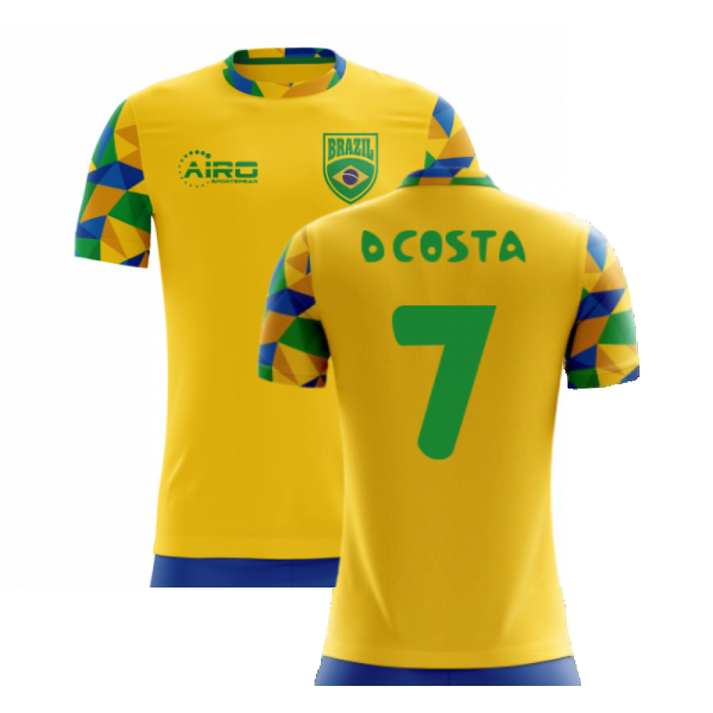 2024-2025 Brazil Home Concept Football Shirt (D Costa 7)