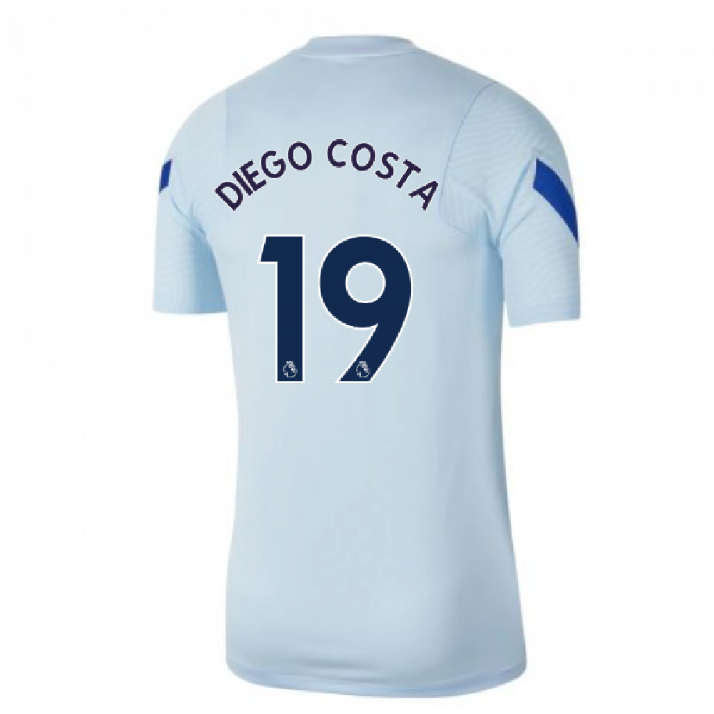 2020-2021 Chelsea Nike Training Shirt (Light Blue) - Kids (DIEGO COSTA 19)