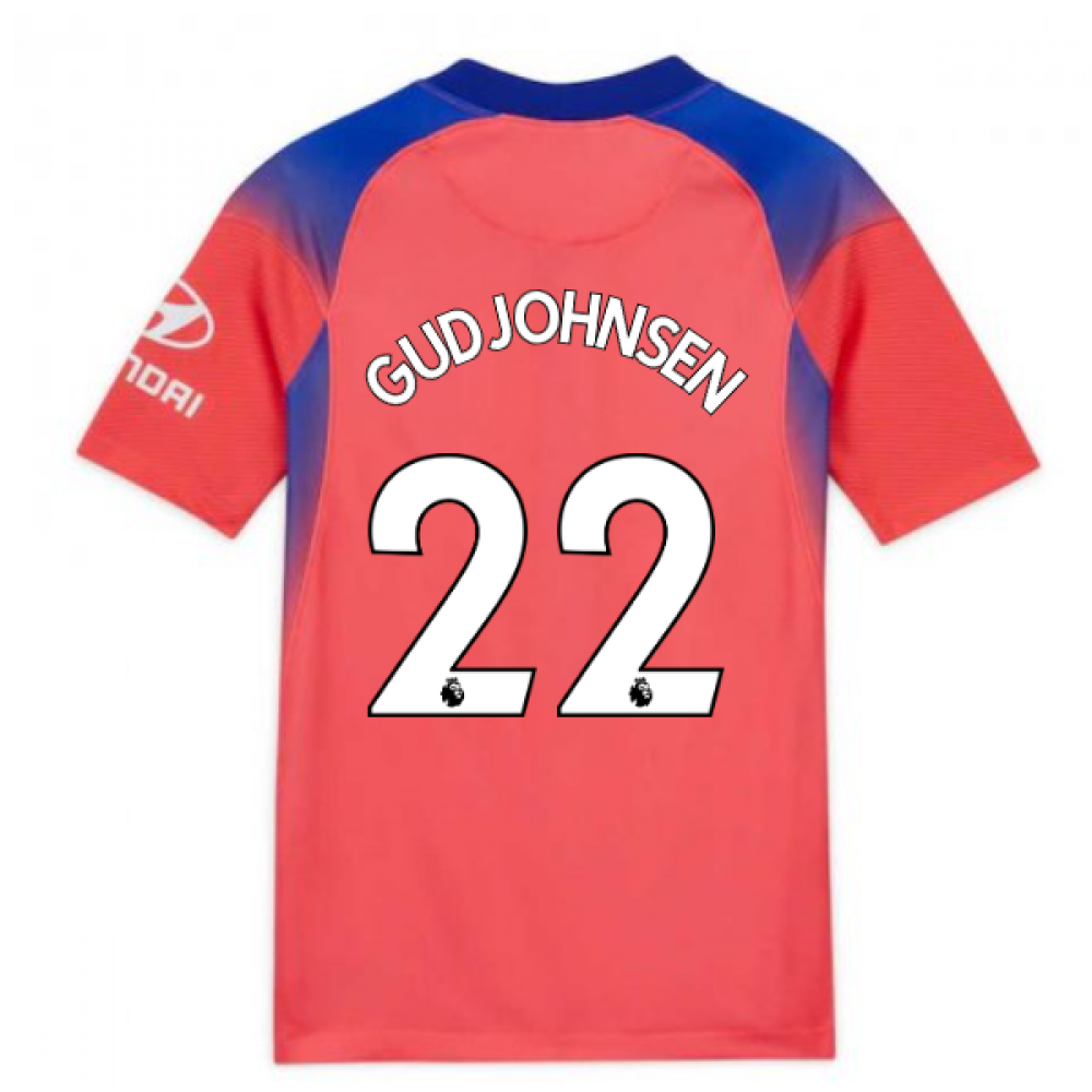 2020-2021 Chelsea Third Nike Football Shirt (Kids) (GUDJOHNSEN 22)