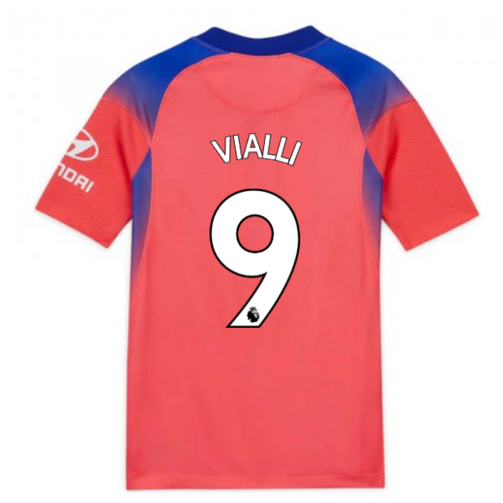 2020-2021 Chelsea Third Nike Football Shirt (Kids) (VIALLI 9)