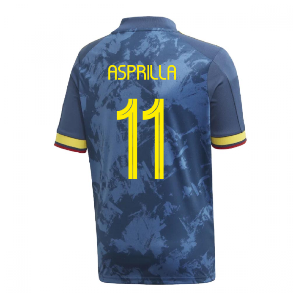 2020-2021 Colombia Away Adidas Football Shirt (Kids) (ASPRILLA 11)