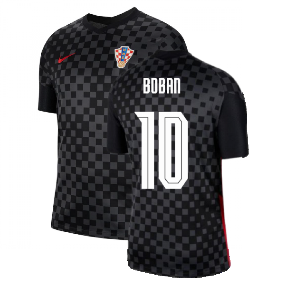 2020-2021 Croatia Away Nike Football Shirt (BOBAN 10)