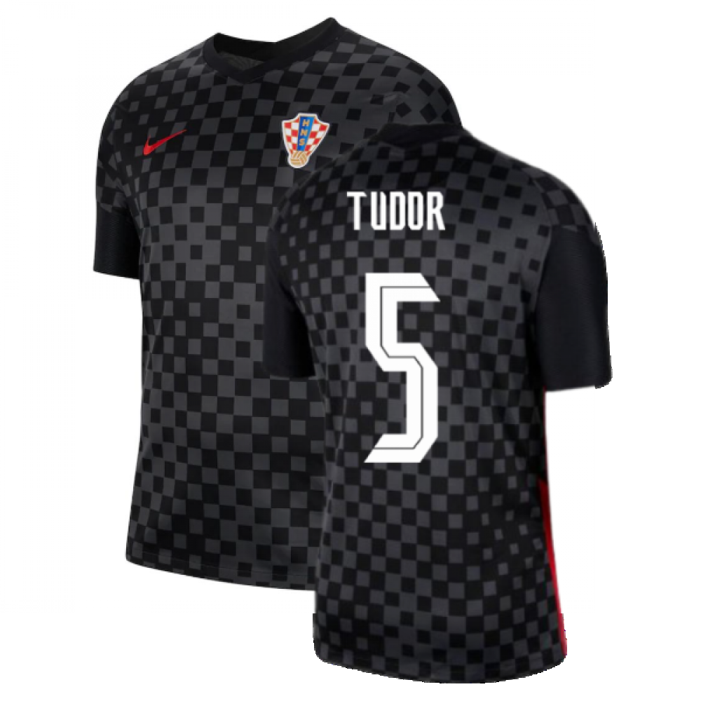 2020-2021 Croatia Away Nike Football Shirt (TUDOR 5)