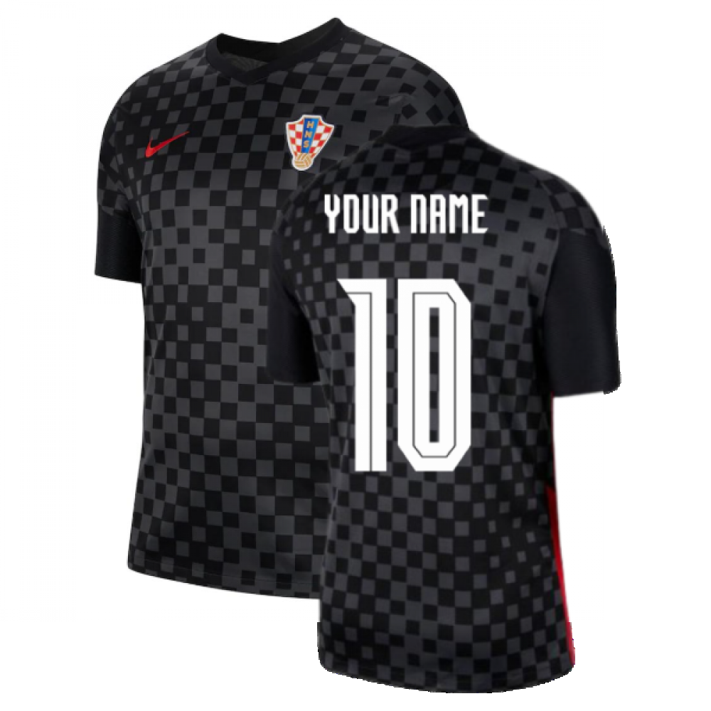 2020-2021 Croatia Away Nike Football Shirt (Your Name)