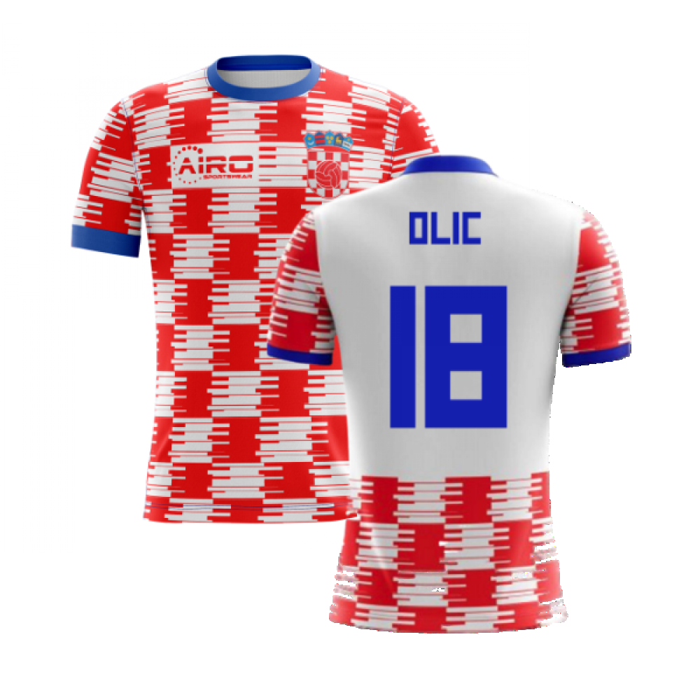 2024-2025 Croatia Home Concept Shirt (Olic 18)