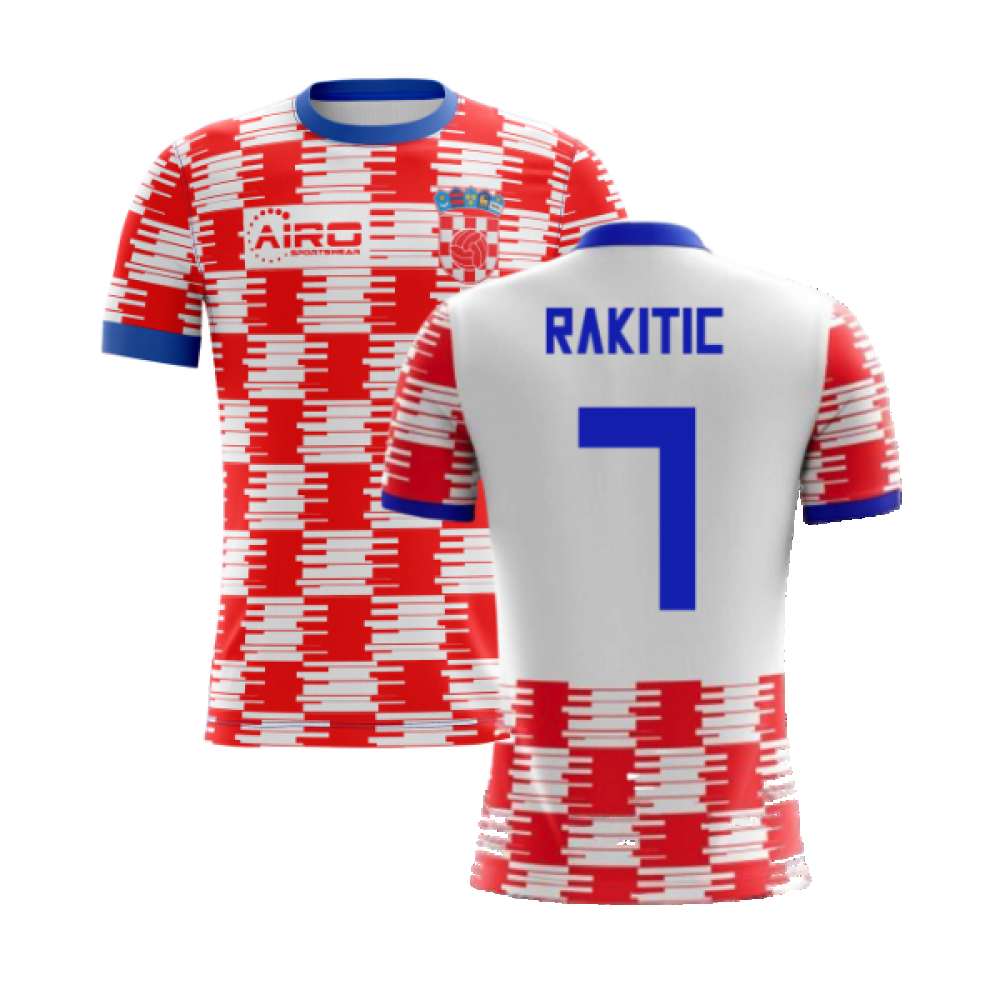 2024-2025 Croatia Home Concept Shirt (Rakitic 7)