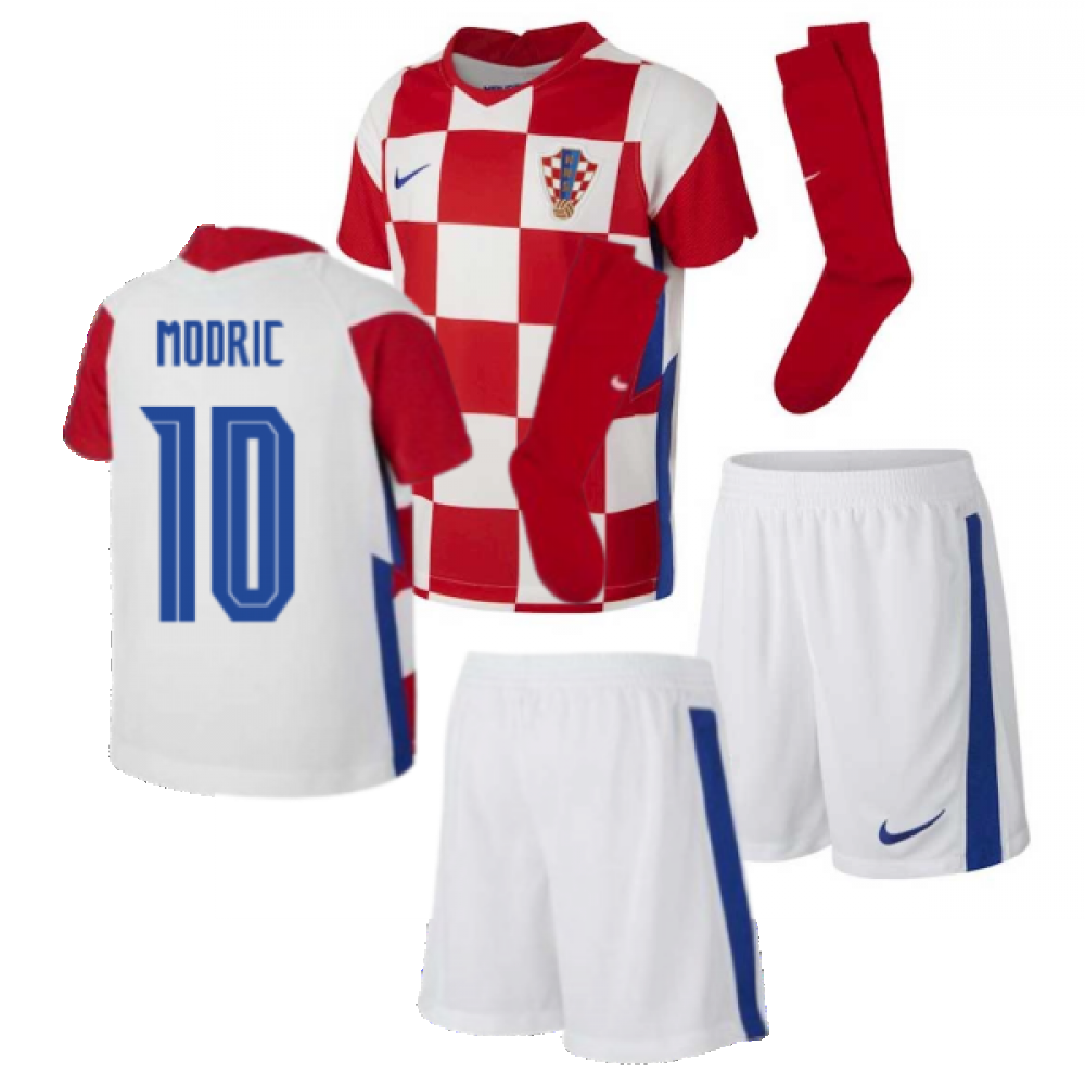 2020-2021 Croatia Home Mini Kit (MODRIC 10)