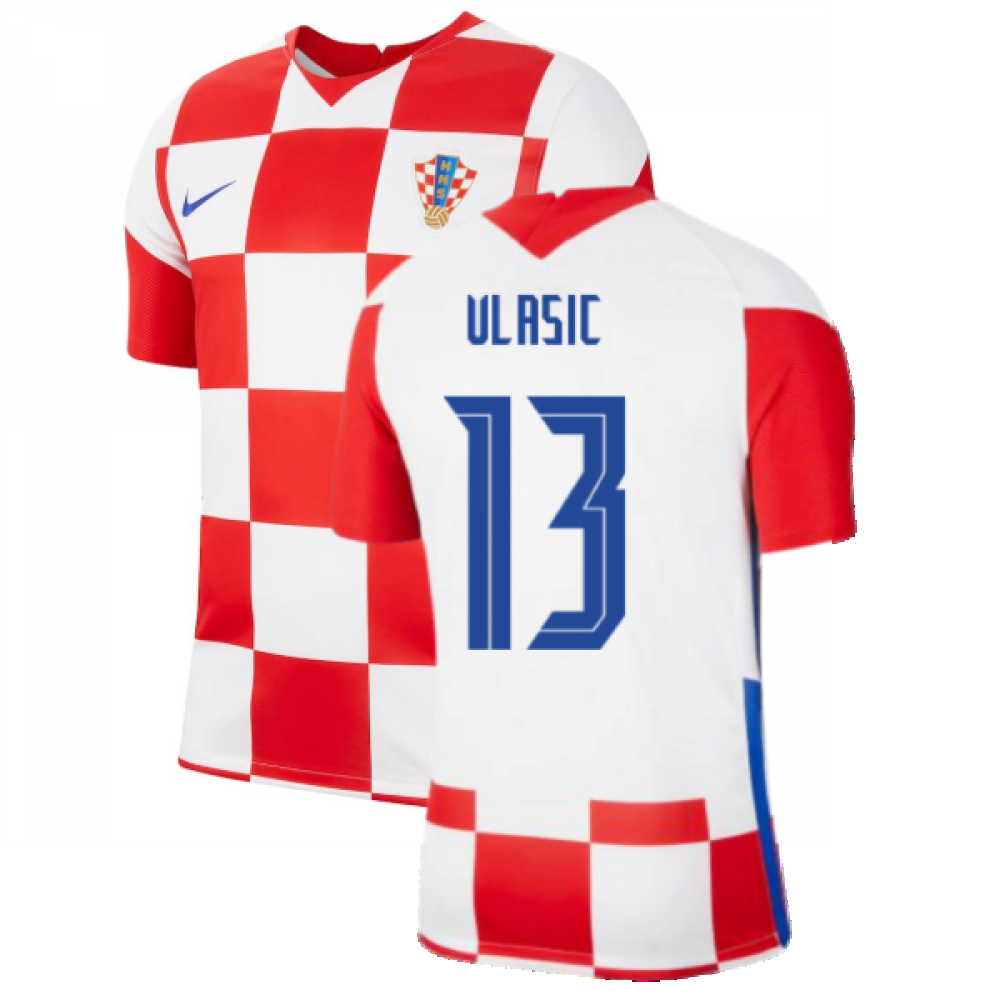 2020-2021 Croatia Home Nike Football Shirt (VLASIC 13)