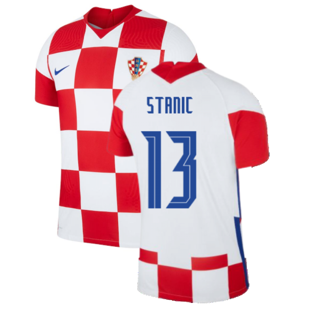 2020-2021 Croatia Home Nike Vapor Shirt (STANIC 13)