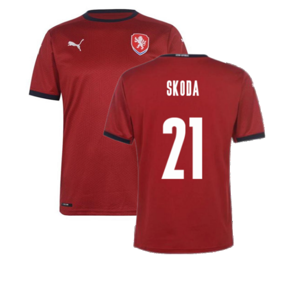 2020-2021 Czech Republic Home Shirt (SKODA 21)